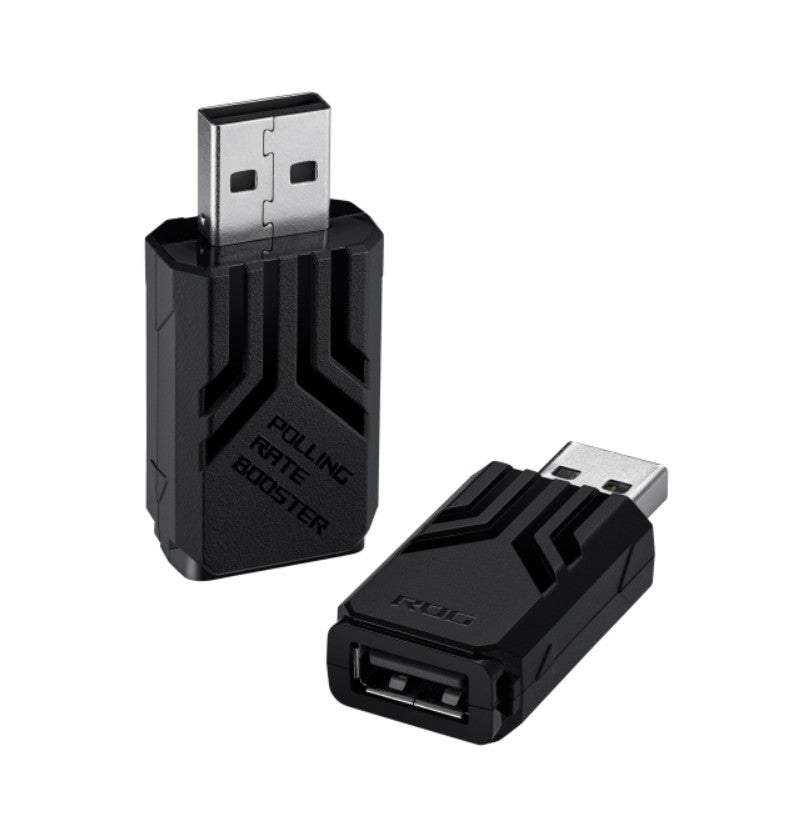 ASUS ROG Polling Rate Booster, up to true 8000 Hz wireless polling rates when used with compatible ROG mice and keyboards ROG Polling Rate Booster Black