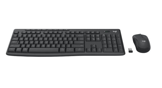 Logitech MK370 Wireless Keyboard and Mouse Combo for Business Silent Touch technology Smooth optical tracking 920-012083