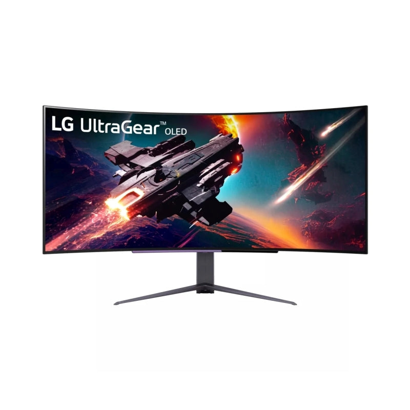 LG 45'' UltraGear WQHD OLED Curved Gaming Monitor 3440 x 1440 (21:9) / 0.03ms / 240Hz [45GS96QB-B]  - 45GS96QB-B.AAU