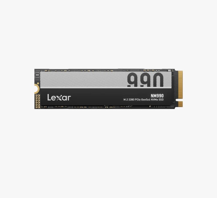 Lexar LNM990X002T-RNNNG Internal SSD 2TB PCIe G5x4 M.2 2280 up to 14000MB/s read, 10000MB/s write - 5 year limited warranty LNM990X002T-RNNNG
