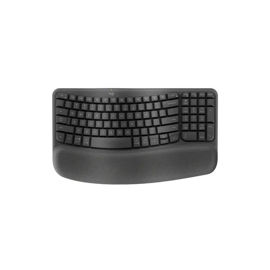 Logitech Wave Keys Wireless Ergonomic Keyboard (Graphite) [920-012281]  - 920-012281