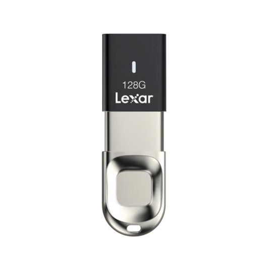 Lexar JumpDrive Fingerprint F35 USB 3.0 Flash Drive 128GB, up to 150MB/s read, 3 year limited warranty LJDF35P128G-RNBNG