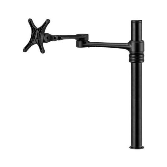 Atdec Single Monitor Swing Arm on Post. Up to 32" screens, Max load: 8kg (flat), 5.5kg (curved), Bolt-Through and F-Clamp - Box Damage AF-AT-B-NQR