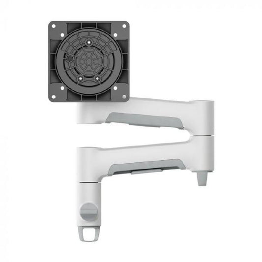 Atdec AWM-A46T 460mm Medium Swing Monitor Arm, Adjustable Tilt and Pan, White AWM-A46T-W