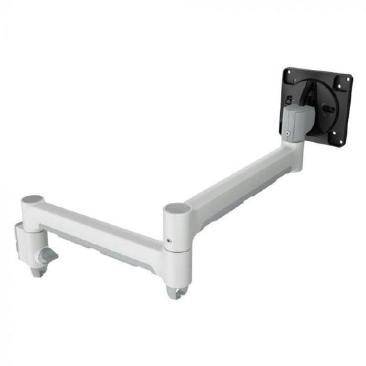 Atdec AWM-A71T 710mm Long Swing Monitor Arm, Adjustable Tilt and Pan, White AWM-A71T-W