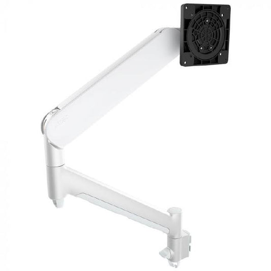 Atdec AWM-ADTC Dynamic Monitor Arm with Channel Clamp. Up to 38" screens. Max Load 8kg. VESA up to 100x100. White. 10 YR WTY AWM-ADTC-W
