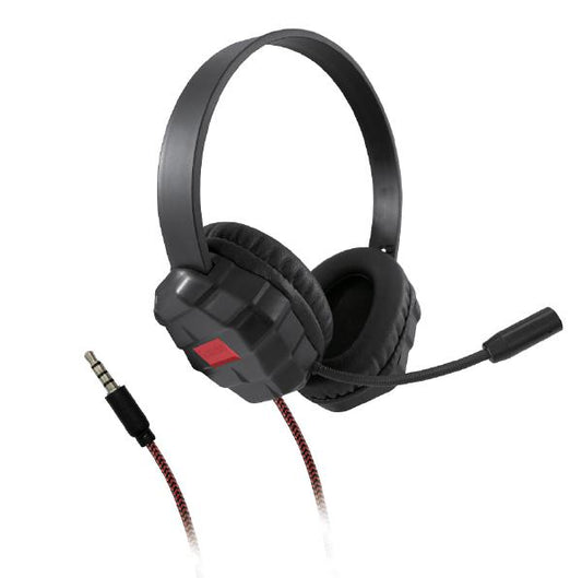 Shintaro Rugged Kids Headsets with Boom Mic & Audio Jack for Smartphones, Tablets & PC (Single Combo 3.5mm Jack) SH-125