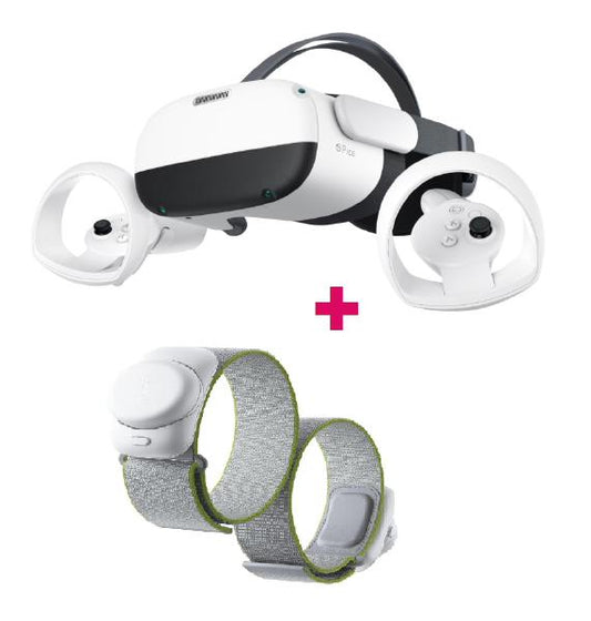 Pico Neo3 6DoF Enterprise Grade All-In-One VR Headset, 6GB RAM, 256GB Storage Hard Strap + Pico Motion Tracker Compatible w/ Pico 4 and Pico Neo 3 P9010010287H