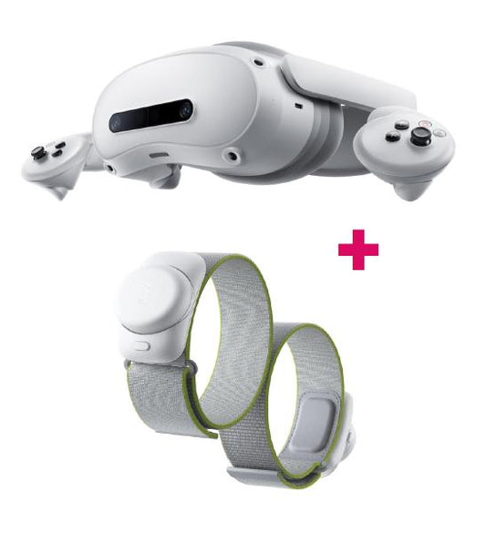 Pico 4 6Dof Ultra Enterprise All-in-One Mixed Reality Headset 12GB +256GB LPDDR + Pico Motion Tracker Compatible w/ Pico 4 and Pico Neo 3 P9001SW40679H-BUN