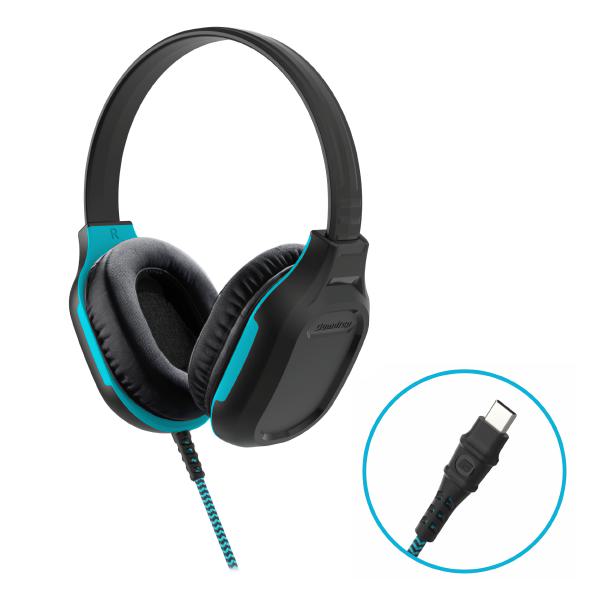Gumdrop DropTech USB-C Kids Rugged Headphone - Compatible with all devices with USB connector 01H026