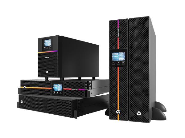 Vertiv Liebert GXE3-2000IRT2UXL, 2000VA 1800W 230V, Double Conversion UPS, 0.9 PF, 2U Tower, Rack-Mountable, 8 x IEC60320 C13, Single Phase 01203736