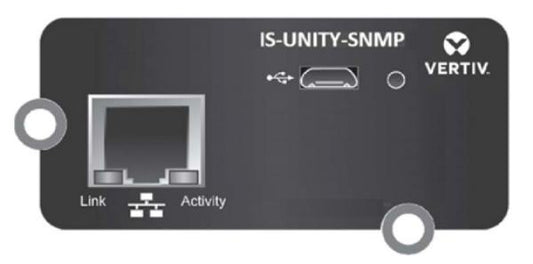 Vertiv Liebert IS-UNITY-SNMP IntelliSlot Network Card UPS Management Adapter IS-UNITY-SNMP