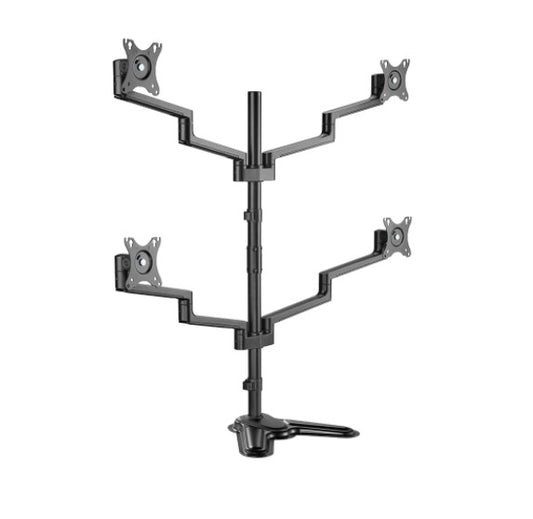 Brateck LDT72-T048 PREMIUM ALUMINUM ARTICULATING MONITOR STAND, from 17'-32', weight capacity 6kg, 180 Rotation LDT72-T048