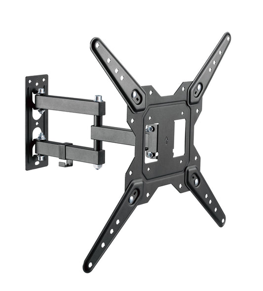 Brateck LPA68-443 Economical Full-Motion TV Wall Mount, Fit Screen Size: 23'-55' Up to 30 KG, Fine Texture Black, 382x430x430mm (new) LPA68-443