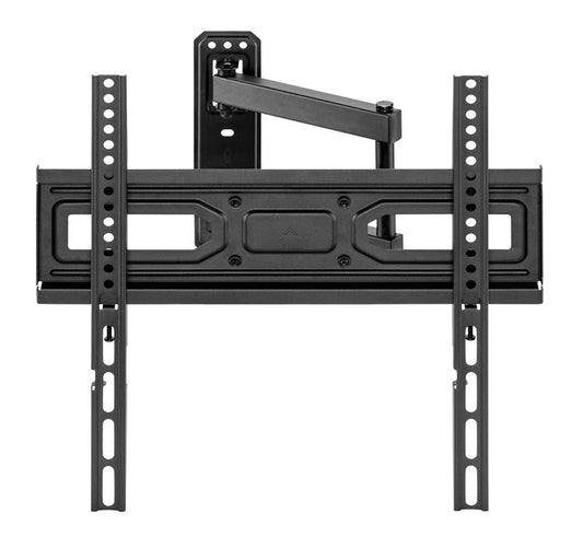 Brateck LPA78-443 Super Economy Full-Motion TV Wall Mount, Fit Screen Size: 32'-55' Up to 35 KG, Fine Texture Black, 358x440x420mm (new) LPA78-443