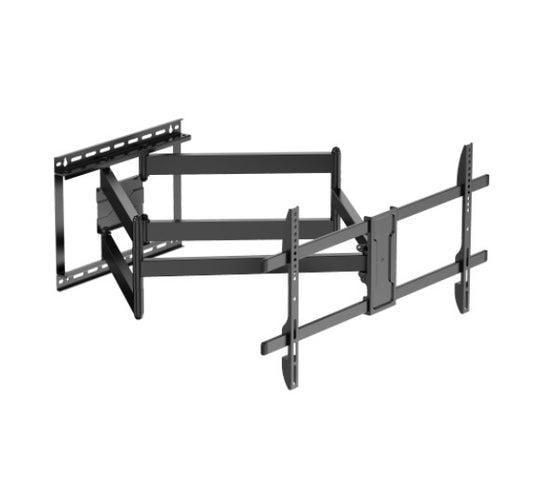 Brateck LPA84-486XL Extra Long Arm Full-Motion TV Wall Mount for most 43'-90' TVs Weight Capacity: 60kg, Fit Curved TV LPA84-486XL