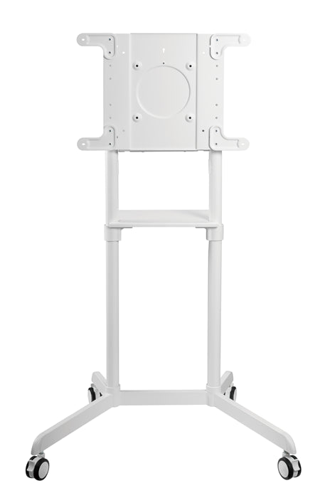 Brateck Rotating Mobile Stand for Interactive Display Fit 37'-70' Up to 70kg- VESA: 200x200,400x200,300x300,600x200,350x350,400x400,600x400 White(LS) TTV11-46TW-WH