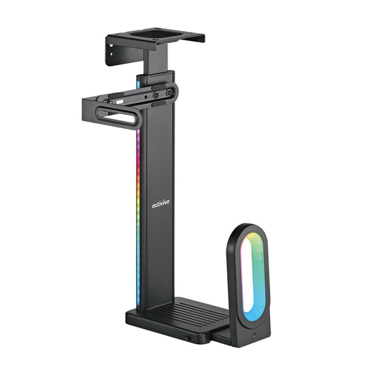 mbeat activiva RGB Ultra-Wide Adjustable Wall & Under-Desk Gaming PC Mount ACA-MNT-RGB01K