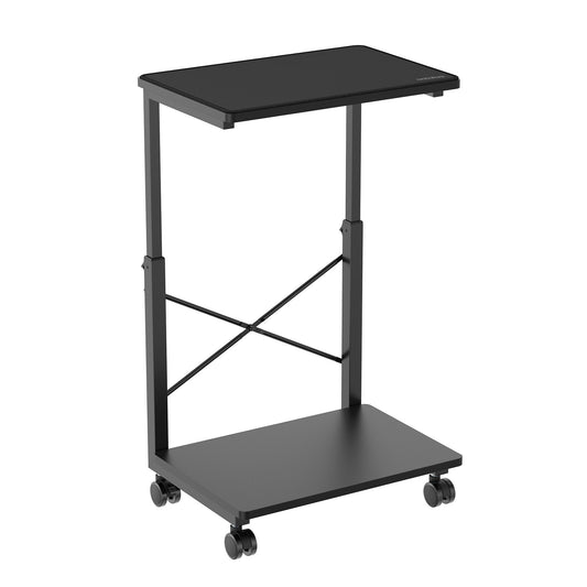 mbeat activiva Height Adjustable PC & Printer Storage Stand Black Adjustable Shelf Height: 55/60/65/79/75/80/85cm ACA-STA-01K