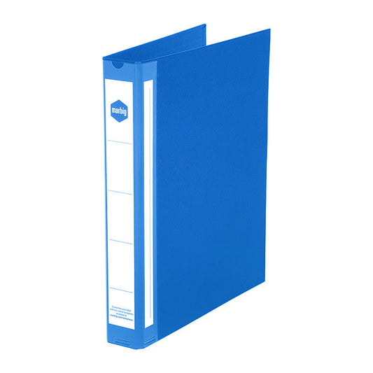 Marbig Ring Binder Deluxe A4 25mm 4D PE Blue  - 5004001