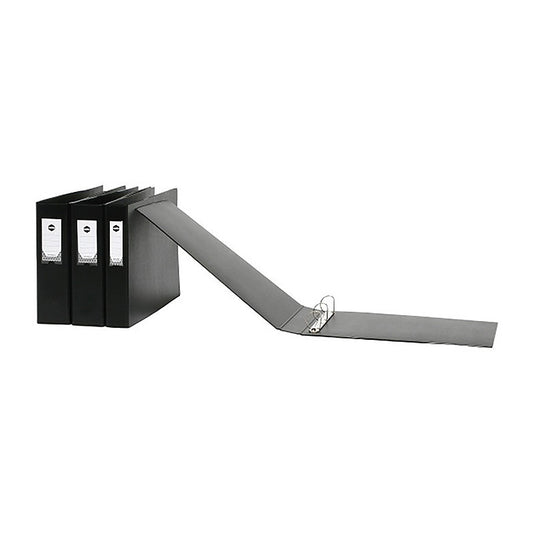 Marbig Ring Binder Deluxe A3 L/Scape 65mm 3D Black  - 5021002