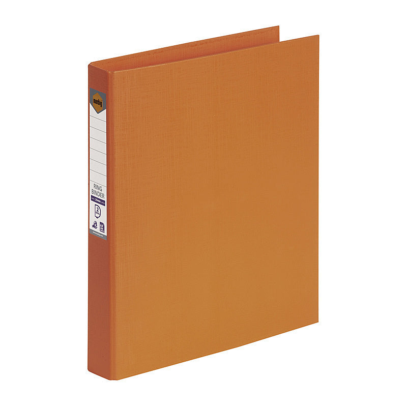 Marbig Ring Binder A4 25mm 2D Pe Orange  - 5022106