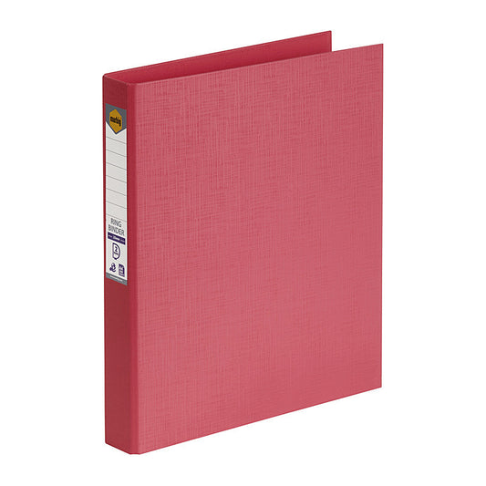 Marbig Ring Binder A4 25mm 2D Pe Coral  - 5022129