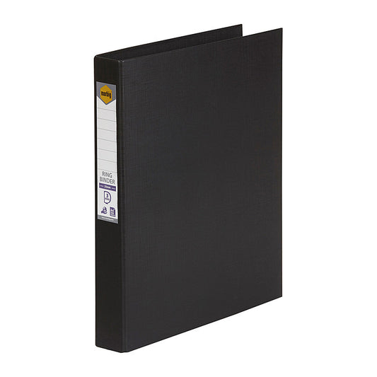 Marbig Ring Binder A4 25mm 3D Pe Black  - 5023102