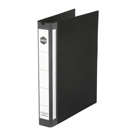 Marbig Ring Binder Deluxe A4 25mm 2D Pe Black  - 5072002