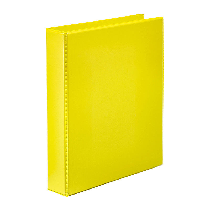 Marbig Clearview Insert Binder A4 25mm 2D Yellow  - 5402005