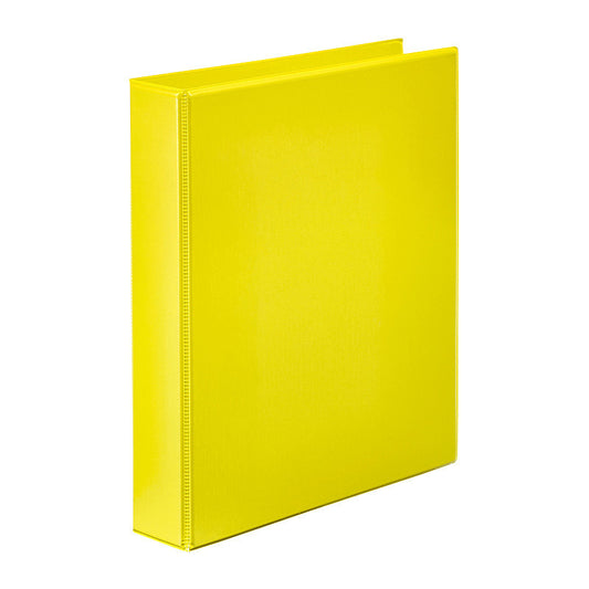 Marbig Clearview Insert Binder A4 25mm 2D Yellow  - 5402005