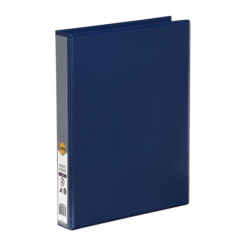 Marbig Clearview Insert Binder A4 25mm 3D Blue  - 5403001B