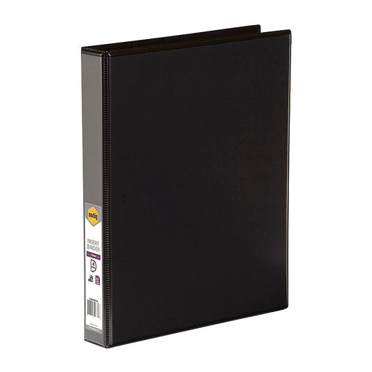 Marbig Clearview Insert Binder A4 25mm 4D Black  - 5404002B