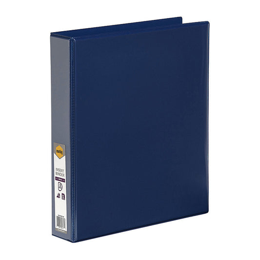 Marbig Clearview Insert Binder A4 38mm 2D Blue  - 5412001B