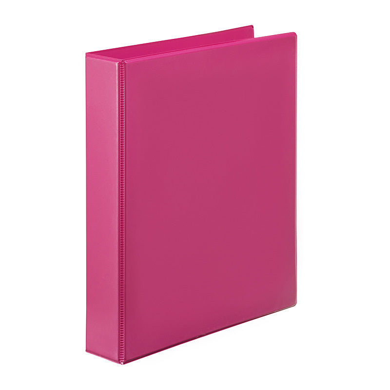 Marbig Clearview Insert Binder A4 38mm 2D Pink  - 5412009