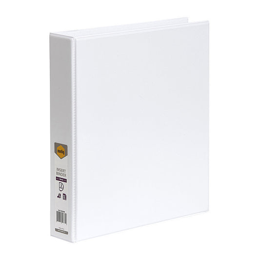 Marbig Clearview Insert Binder A4 38mm 3D White  - 5413008B