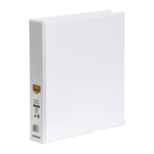 Marbig Clearview Insert Binder A4 38mm 4D White  - 5414008B