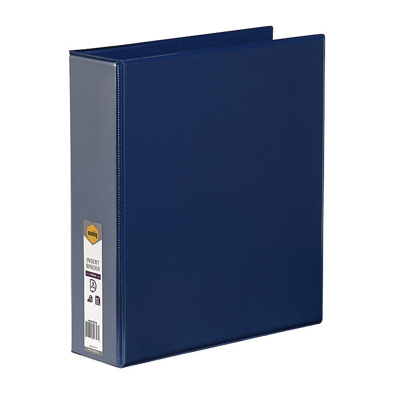 Marbig Clearview Insert Binder A4 50mm 3D Blue  - 5423001B