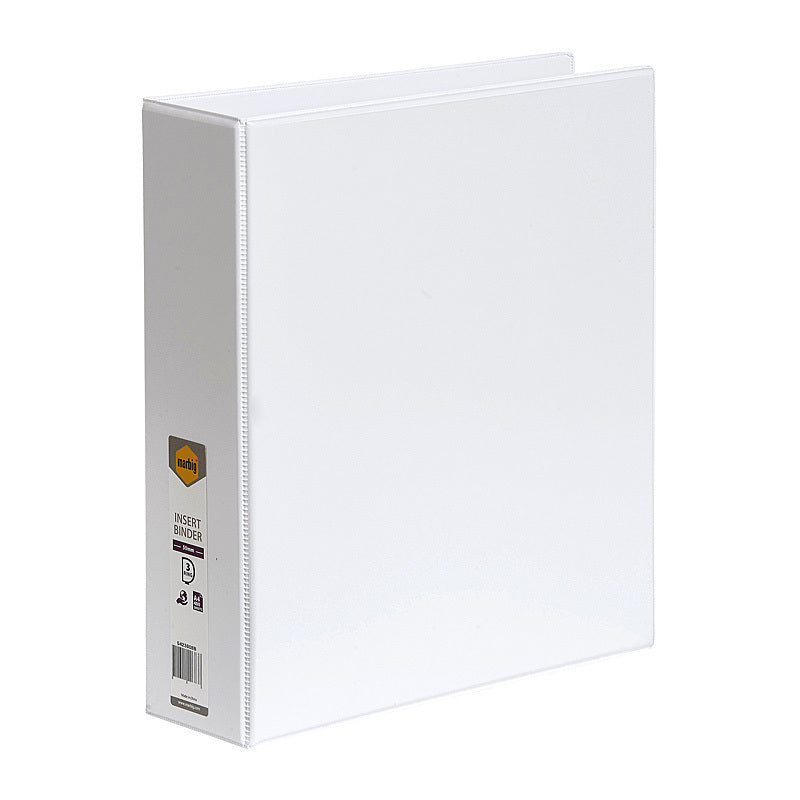 Marbig Clearview Insert Binder A4 50mm 3D White  - 5423008B