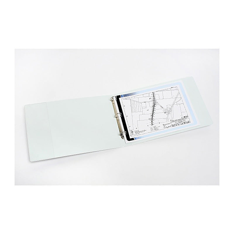 Marbig Clearview Insert Binder A3 L/S 32mm 3D White  - 5520008