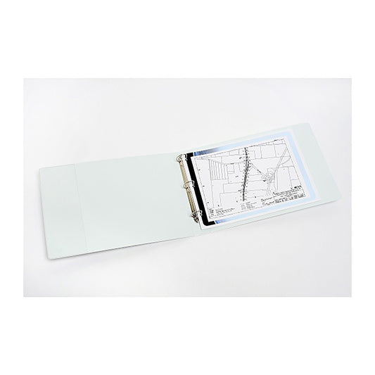 Marbig Clearview Insert Binder A3 L/S 32mm 3D White  - 5520008