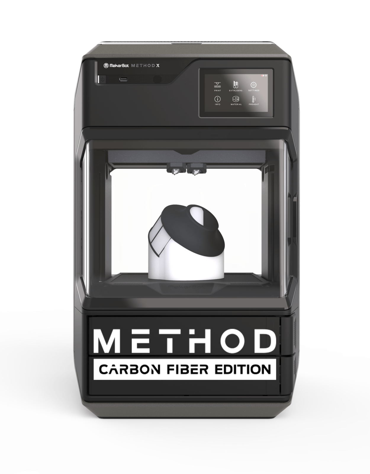 Makerbot MAKERBOT METHOD X 3D PRINTER - CARBON FIBER 900-0074A