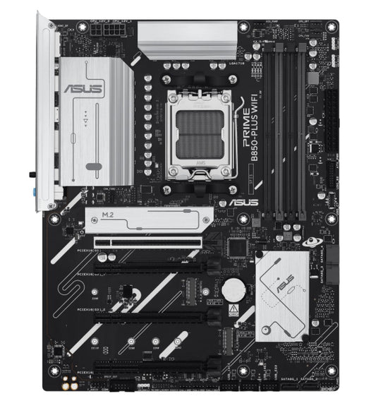 ASUS AMD B850 PRIME B850-PLUS WIFI-CSM (AM5) ATX Motherboard, DDR5, Max 256GB, 1 x PCIe 5.0 x16 slot, 4 x SATA PRIME B850-PLUS WIFI-CSM