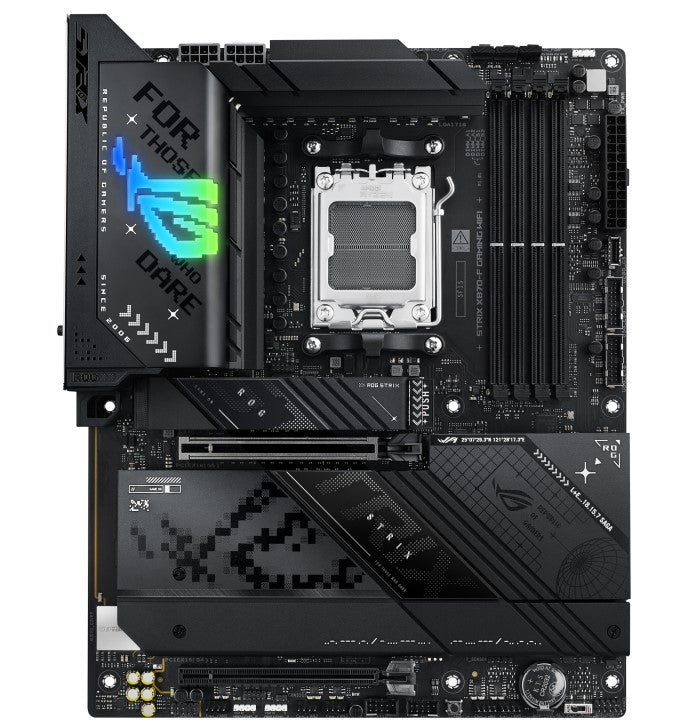 ASUS AMD ROG STRIX X870-F GAMING WIFI (AM5) ATX Motherboard 4x DDR5 192GB, 1x PCIe 5.0 x16 slot, 4 x M.2 slots, 2x SATA, Wi-Fi 7, 1 x HDMI, 1 x DP2 ROG STRIX X870-F GAMING WIFI