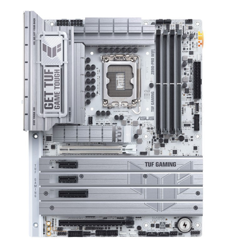 ASUS TUF GAMING Z890-PRO WIFI LGA1851 ATX Motherboard 192GB, 4x DDR5, 1x PCIe 5.0 x16 slots, 4 x M.2 slots, 4 x SATA 6Gb/s TUF GAMING Z890-PRO WIFI