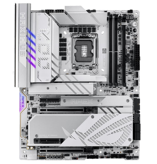 ASUS ROG MAXIMUS Z890 APEX LGA1851 ATX Motherboard 96GB, 2x DDR5, 2 x PCIe 5.0 x16 slots, 6 x M.2 slots, 4 x SATA 6Gb/s ROG MAXIMUS Z890 APEX