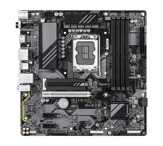 Gigabyte B760M DS3H WIFI6E GEN5 Intel LGA 1700 mATX Motherboard, 4x DDR5 ~256GB, 1x PCI-E x16, 2x M.2, 4x SATA, 5x USB 3.2, 6x USB 2.0 B760M DS3H WF6E GEN5