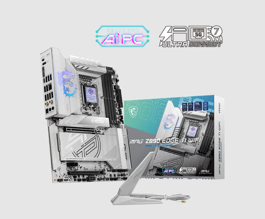 MSI MPG Z890 EDGE TI WIFI, INTEL Z890, 4x DDR5 256GB, 1x HDMI, 2x PCI-E x16 slot, 1x PCI-E x1, 5x M.2, 5x USB 2.0, Intel Killer BE1750x Wi-Fi 7 (LS MPG Z890 EDGE TI WIFI