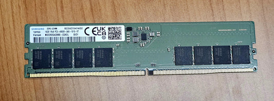 OEM 16GB (1x16GB) DDR5 UDIMM 4800MHz CL40 1.1V Desktop PC Memory RAM 1yr wty (not Crucial) MECD5-1X16G48OEM