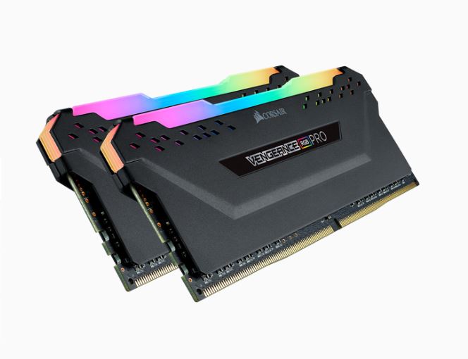 Corsair Vengeance RGB PRO 32GB (2x16GB) DDR4 3200MHz C16 Desktop Gaming Memory AMD Optimized CMW32GX4M2Z3200C16